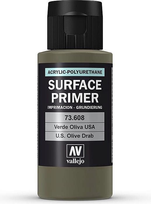 Vallejo Surface Primer U.S. Olive Drab 70.608 - 60ml - product image