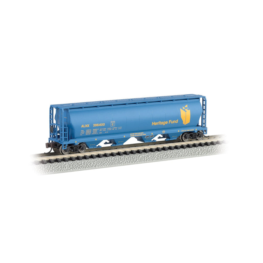 Bachmann N Scale 4-Bay Cyl.Hopper Heritage Fund - BAC19189 — exact product reference