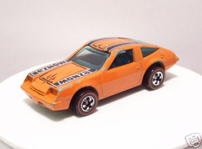 1975 Hot Wheels Chevy Monza 2+2 item 7671 in orange Flying Colors decoration