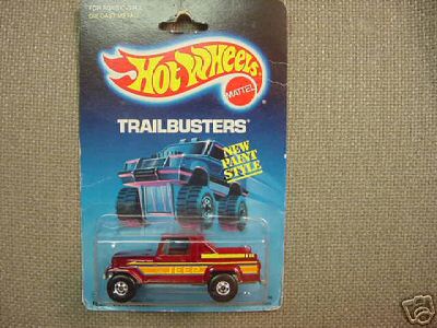 1988 Hot Wheels Jeep Scrambler metallic dark red