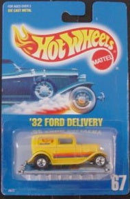 1990 Hot Wheels '32 Ford Delivery yellow #67