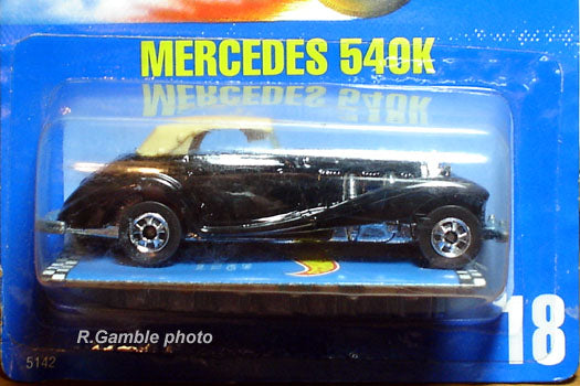 1990 Hot Wheels Mercedes 540K #18
