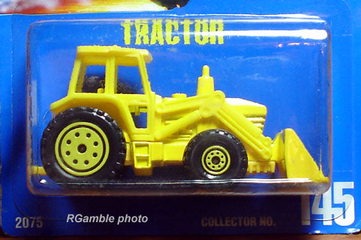 1992 Hot Wheels Tractor number 145 in yellow