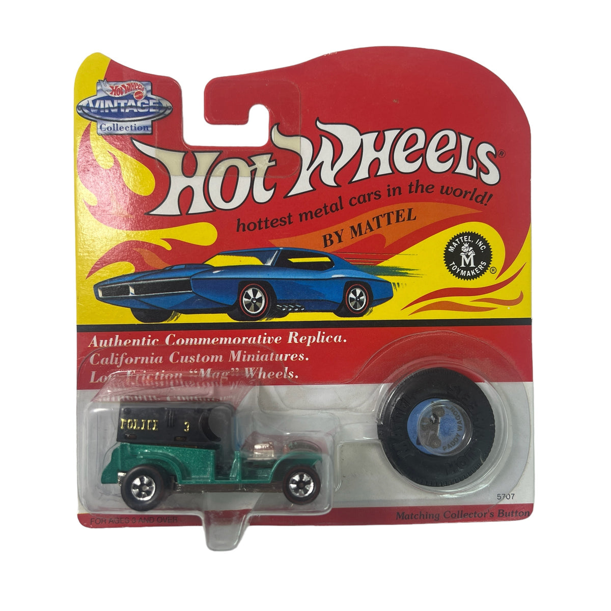 1993 Hot Wheels 25th Anniversary Paddy Wagon in original package