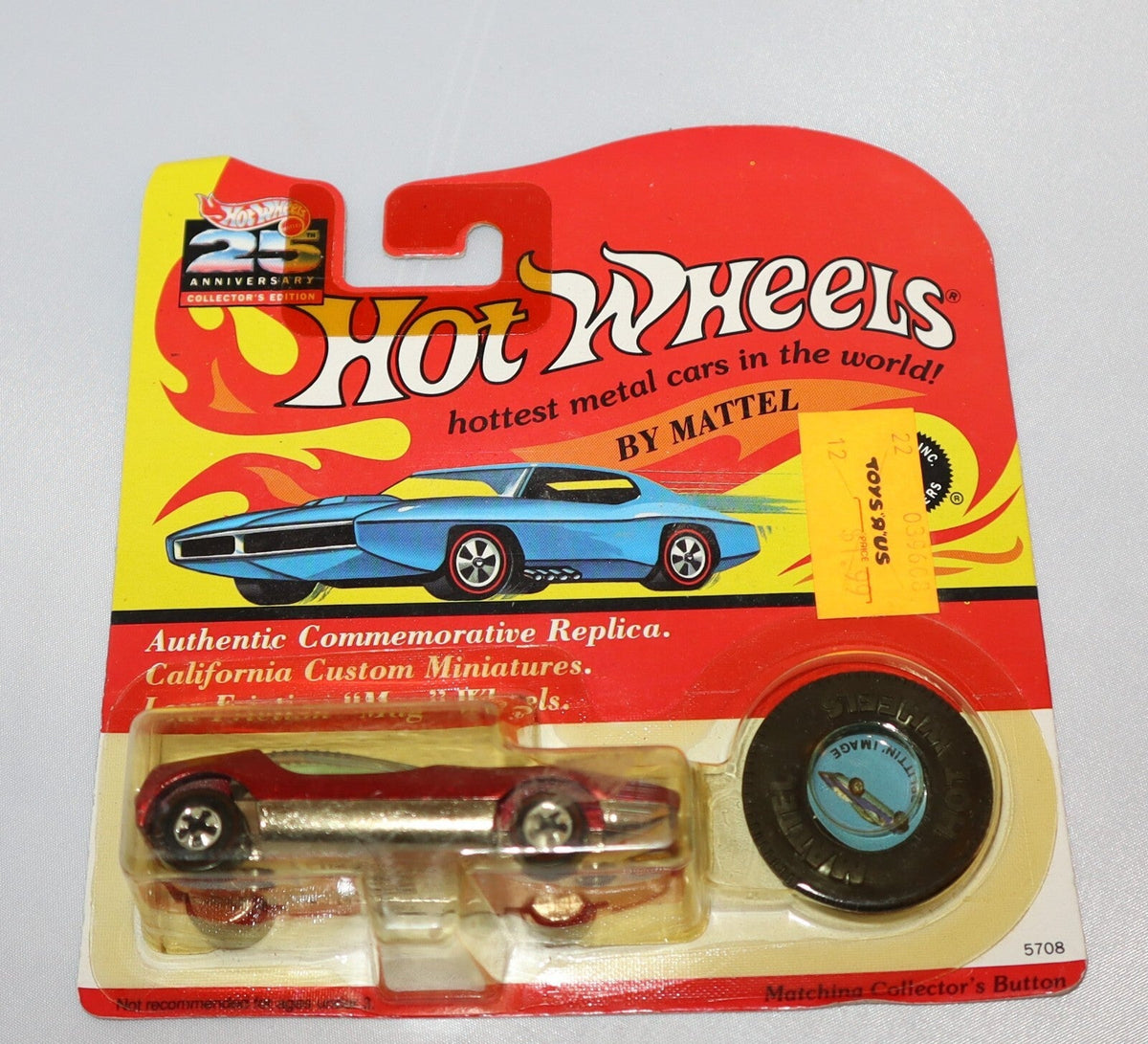 1993 Hot Wheels 25th Anniversary Splittin' Image in original package