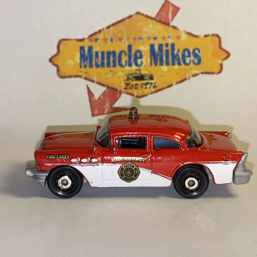 2012 Matchbox Diecast 1956 Buick Century Police MBX County Fire District