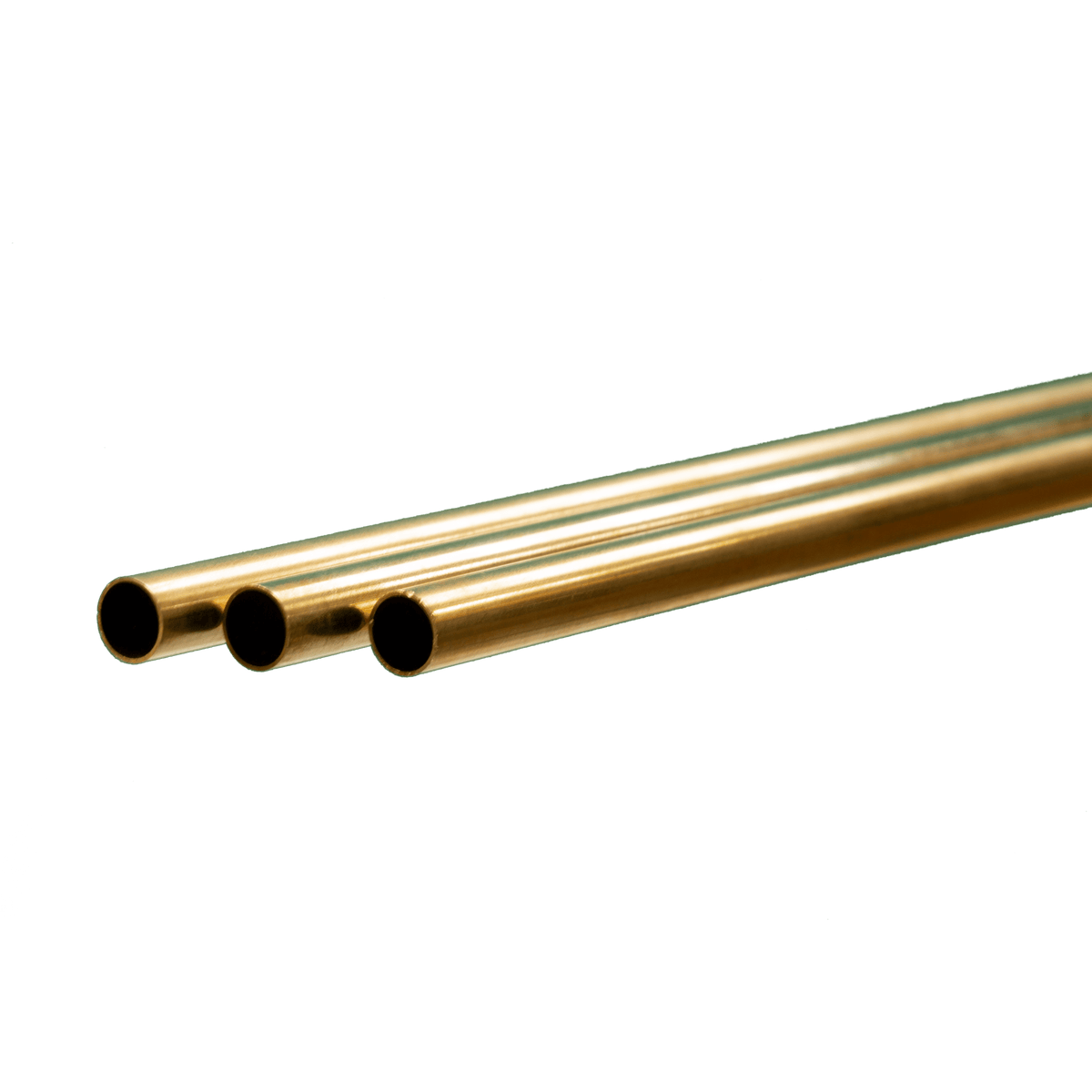 Round Brass Tube: 9mm OD x 0.45mm Wall x 1 Meter Long (3 Pieces) — exact K&S Engineering product reference