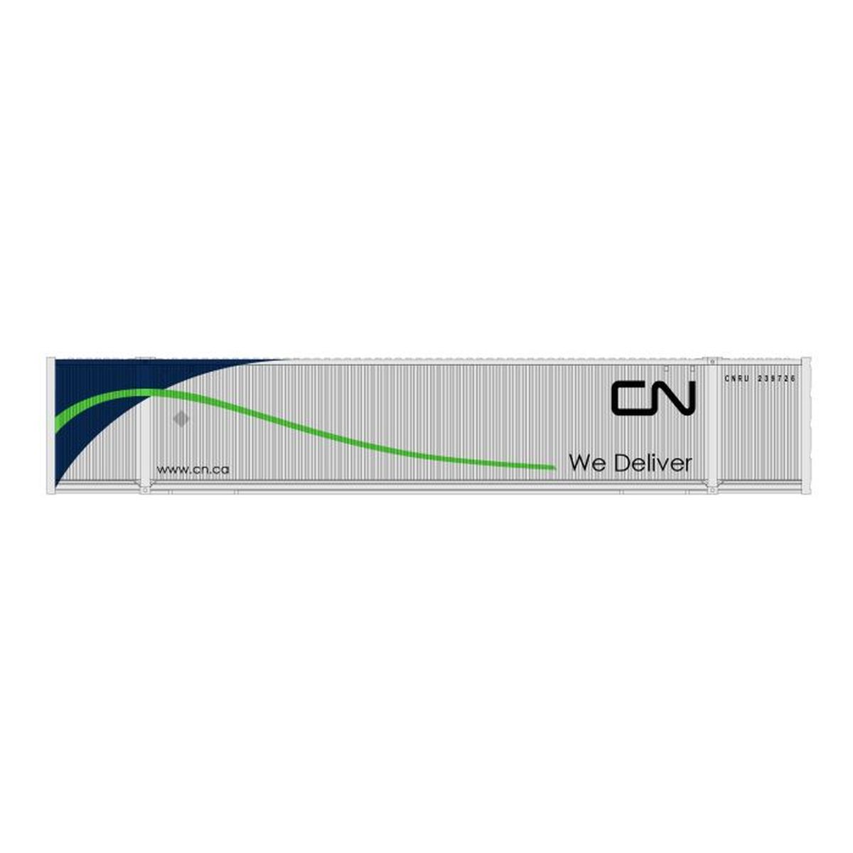 Kato N 53' Intermodal Container CN 2 Pack — exact product reference