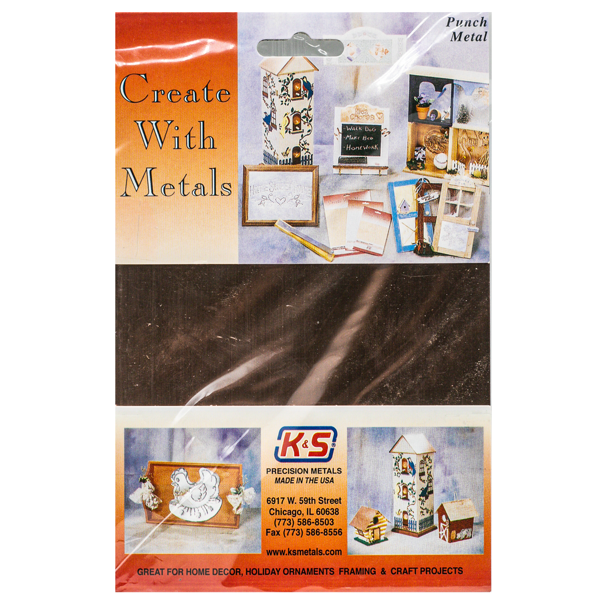 Copper Sheet: 0.016" Thick x 5" Wide x 7" Long (1 Piece) — exact K&S Engineering product reference