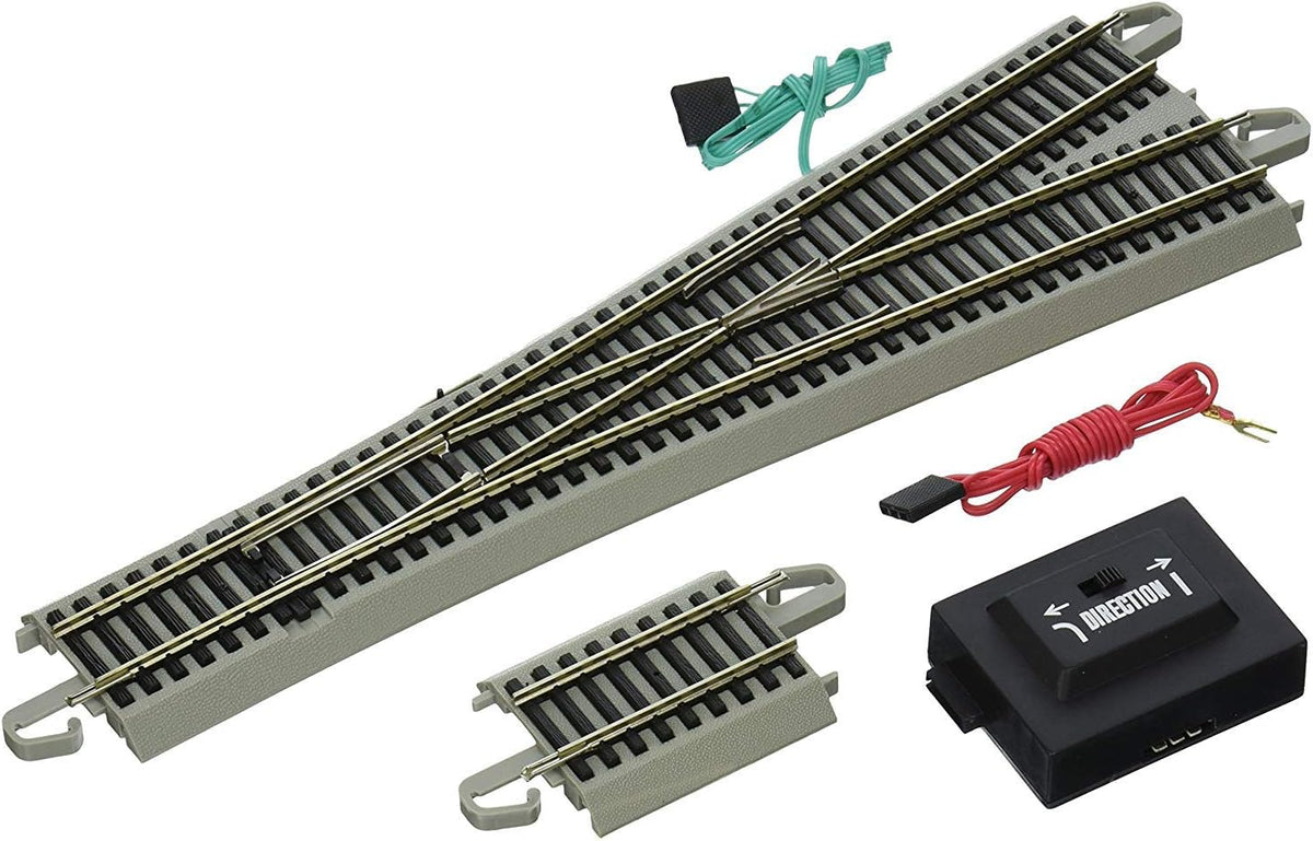 Bachmann 44569 HO No. 5 wye turnout with controller, wiring and short track section