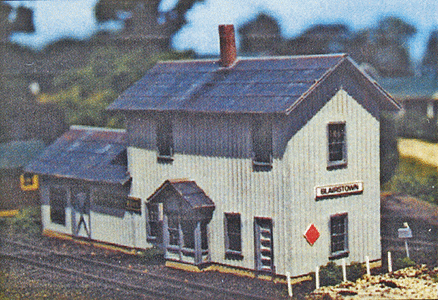 Blair Line 178 Blairstown 2-Story Depot Kit - 7-5/8 x 2-1/4" 19.4 x 5.7cm HO Scale — exact product reference
