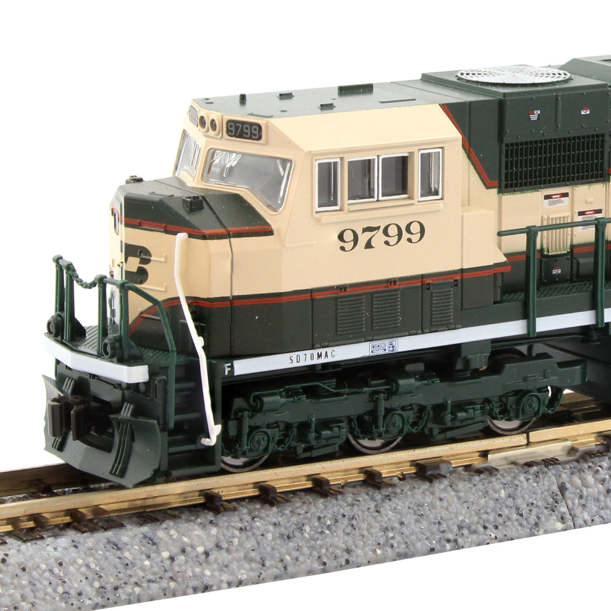 N SD70MAC BNSF #9799 (Executive Scheme) (176-6313) exact product view 1
