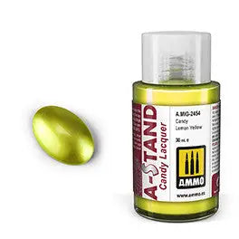 AMMO 2454 A-STAND Candy Lemon Yellow Lacquer Paint – 30 mL