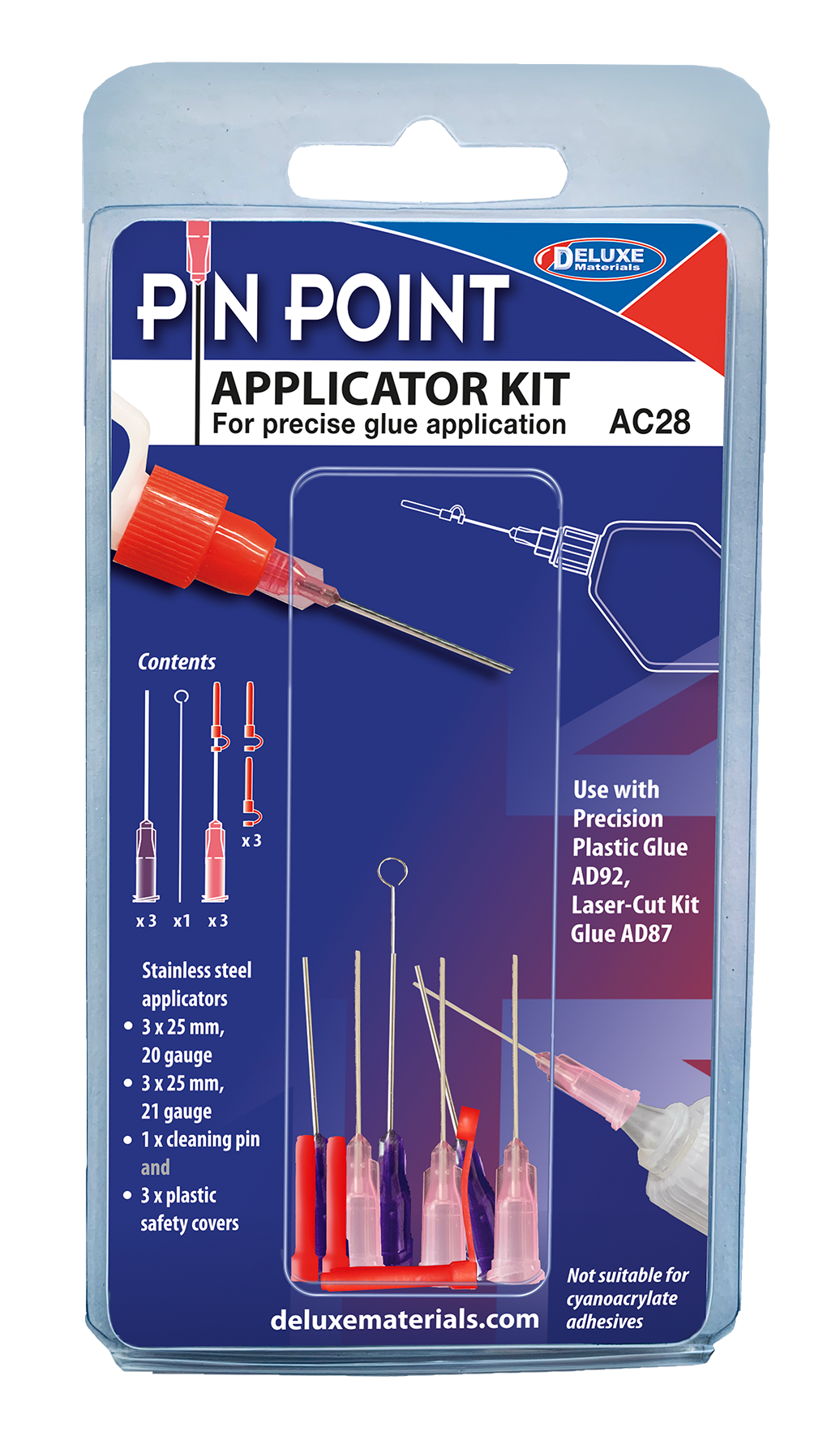Deluxe Materials Pin Point Applicator Kit (AC28) product view 2