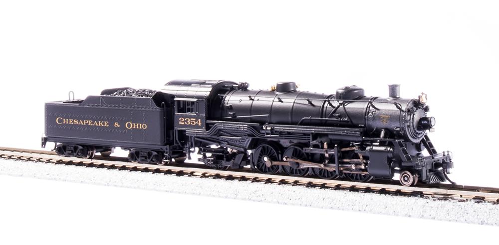 Broadway Limited Imports 3986, locomotora C&O 2354 USRA Light Mikado 2-8-2 Paragon4 en escala N