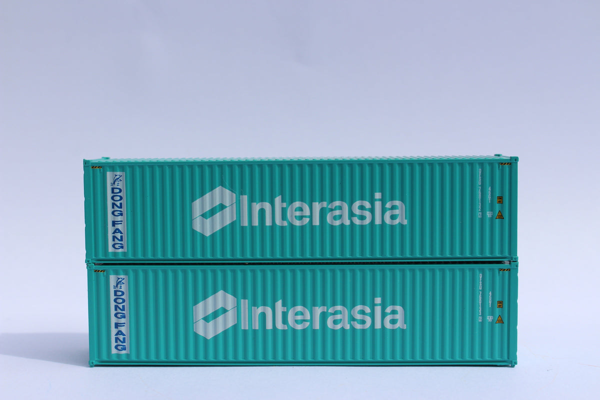 DONG FANG / INTERASIA 40' HIGH CUBE containers with Magnetic system, Corrugated-side. JTC # (405038) exact product view 1