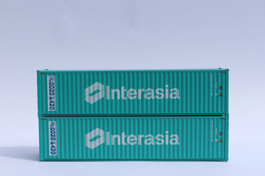DONG FANG / INTERASIA 40' HIGH CUBE containers with Magnetic system, Corrugated-side. JTC # (405038) exact product view 1