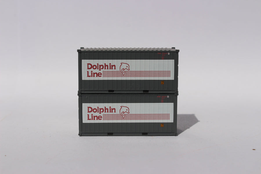 DOLPHIN LINE 20' Std. height containers with Magnetic system, Corrugated-side. JTC-205435 (205435) exact product view 1