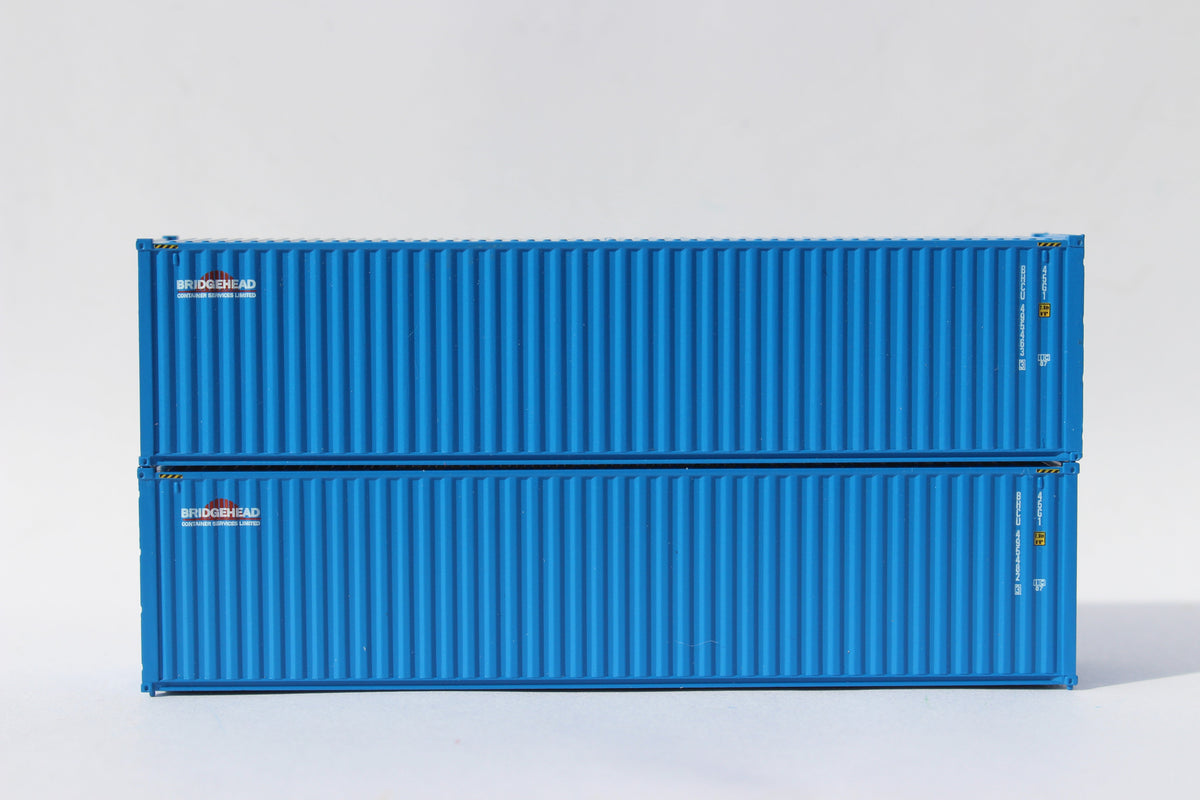 BRIDGEHEAD 40' High Cube containers with Magnetic system, Corrugated-side. JTC-405056 (405056) exact product view 1