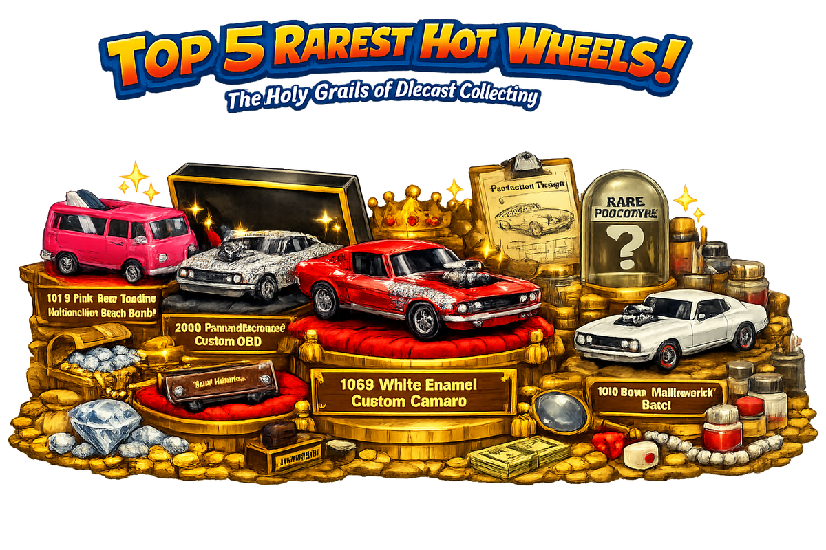 Top 5 Rarest Hot Wheels The Holy Grails of Diecast Collecting