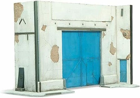 Vallejo 1/35 Factory Facade Diorama SC107 — painted example