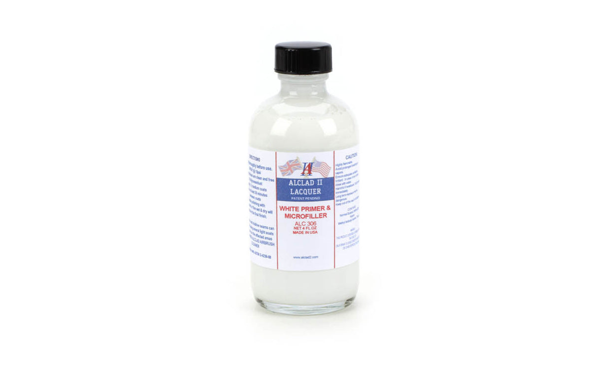 Alclad II ALC306 White Primer and Microfiller 4 oz alternate exact product view