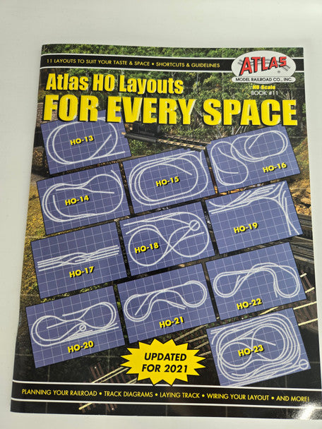 Atlas HO Layouts for Every Space book #0011