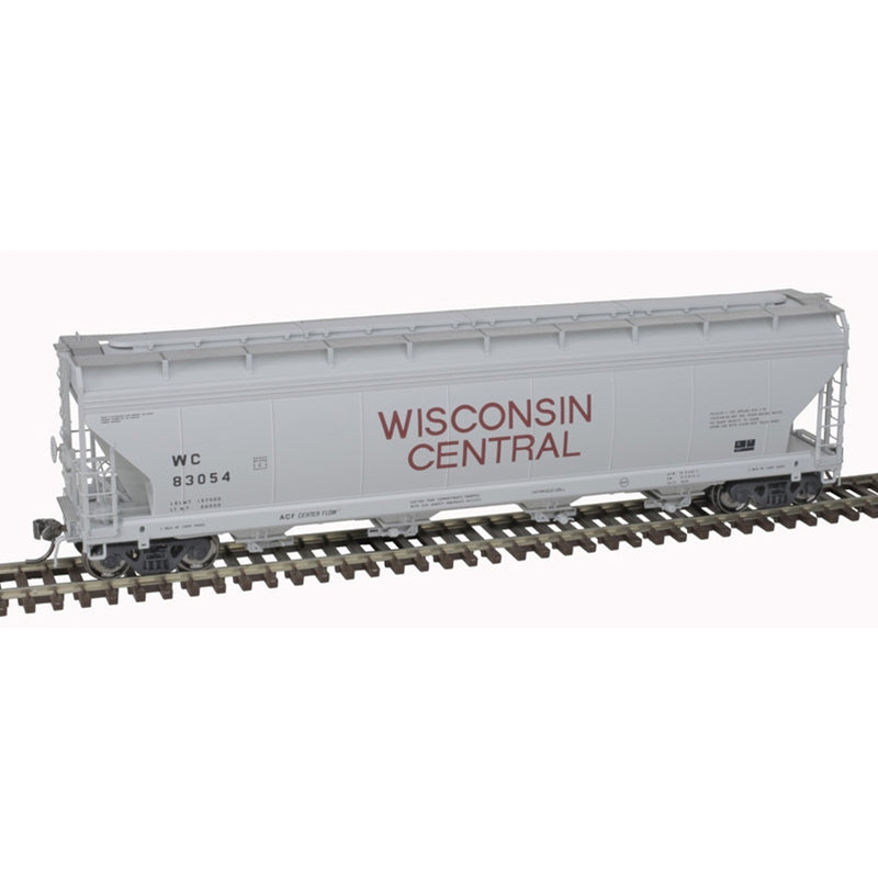 Atlas HO Master Plus 5250 covered hopper Wisconsin Central #83054