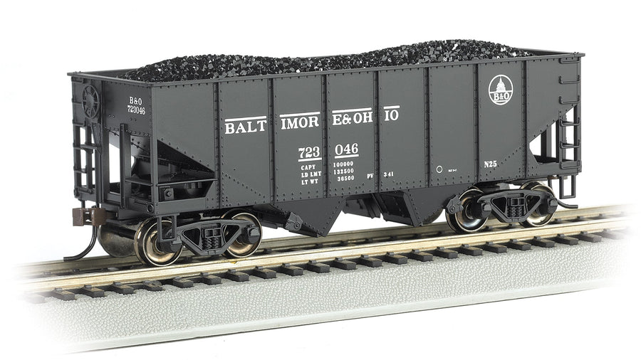 Bachmann HO Scale 55-Ton 2-Bay USRA Outside Braced Hopper - B & O® (Capitol Dome) #723046 - 19509
