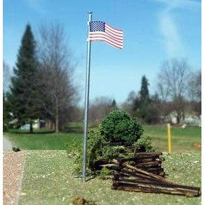 Osborn Models HO Scale U.S. Flag + Pole 3Pk 1094 — exact product reference
