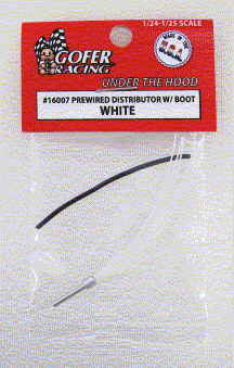 Gofer Racing Decals Prewired Distributors White — exact product reference