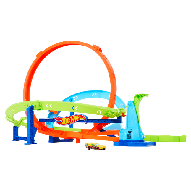 Mattel reference image of Loop Cyclone Challenge HTK16 for loop and jump play