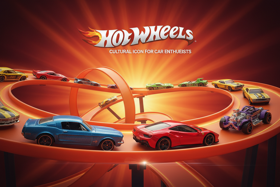 Editorial illustration accompanying a guide to planning a miniature-car display
