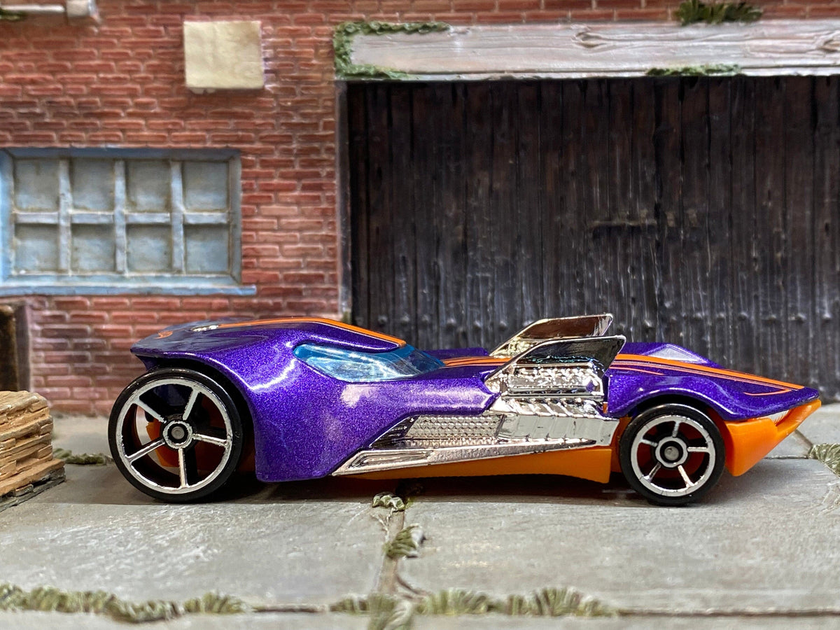 Loose Hot Wheels - Twin Mill III - Purple and Orange