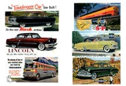 J & L Innovations 173 HO automotive and transportation billboard signs, six-sheet set