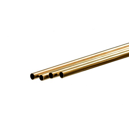 K&S 6mm Round Brass Tube – 4 Pack – 3924