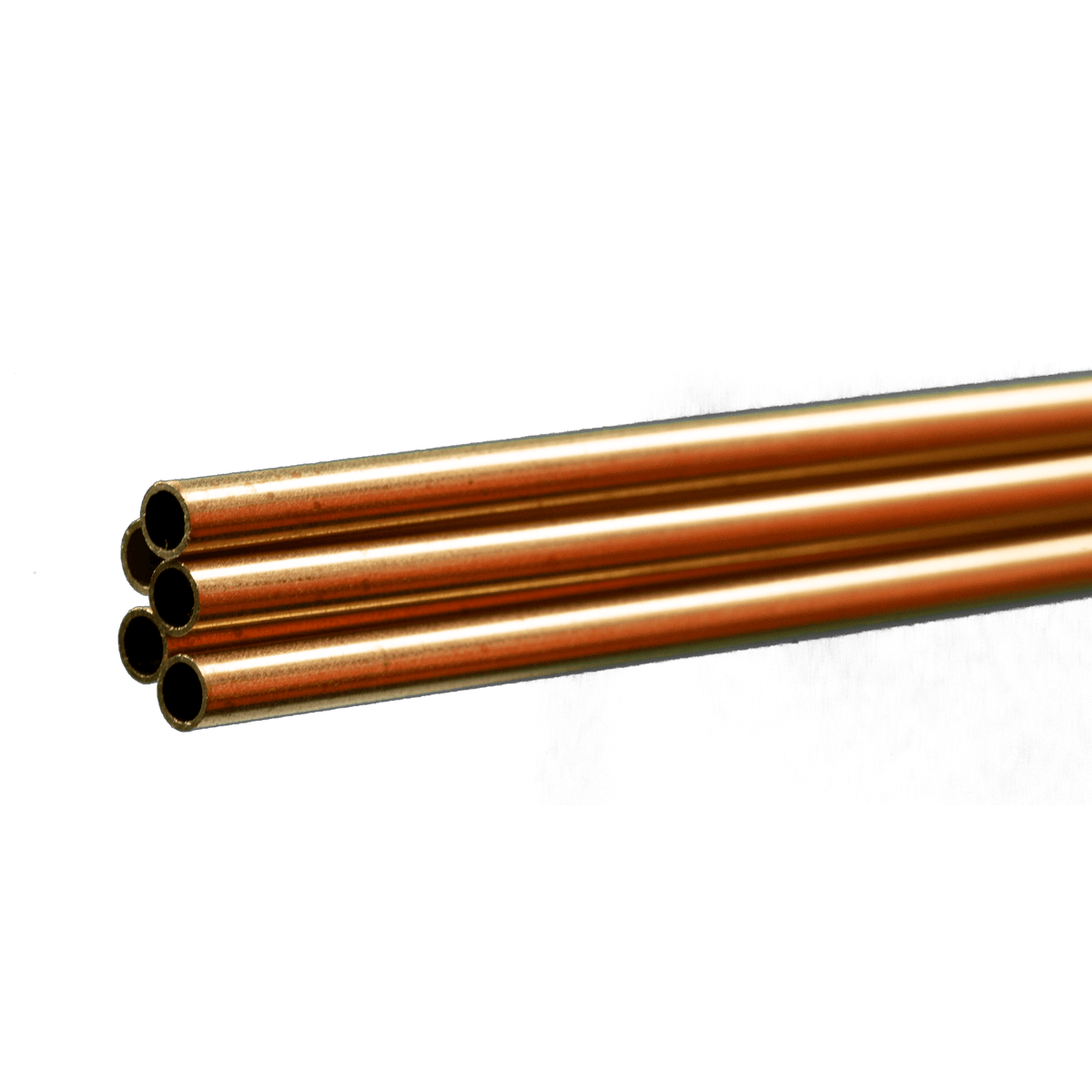K&S Precision Metals 1145 1/8 inch round brass tube 36 inch 5-piece pack