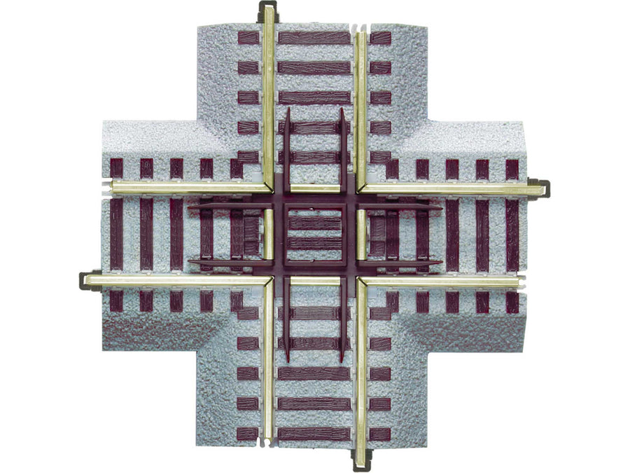 Lionel American Flyer 6-49864 FasTrack 90-degree crossover, S gauge