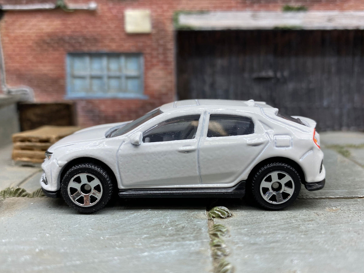 Matchbox 2017 Honda Civic Hatchback white loose diecast - gallery image 1 of 3