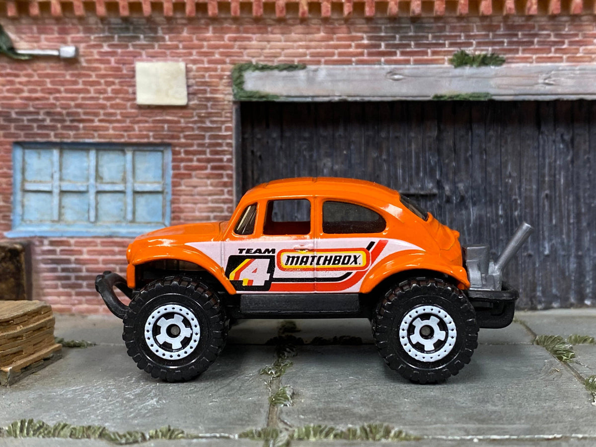 Matchbox Volkswagen Beetle 4X4 Off Road in Orange Matchbox, loose diecast car