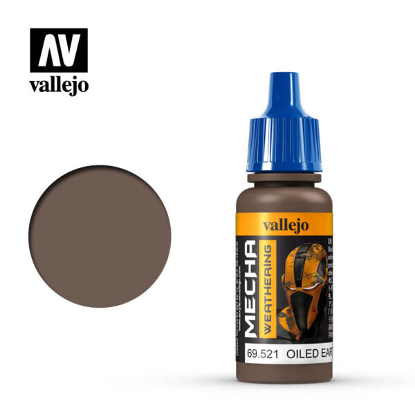 Vallejo Mecha Color Oiled Earth Wash 17ml Bottle VLJ69521 — exact product reference