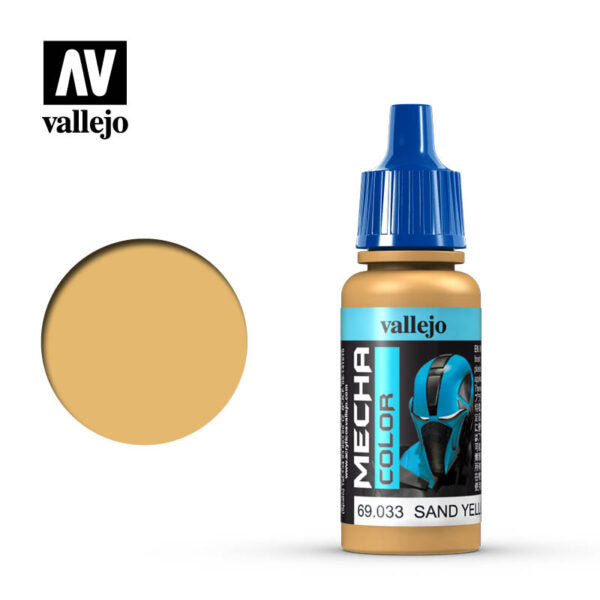 Vallejo Mecha Color Sand Yellow 17ml Bottle — exact product reference