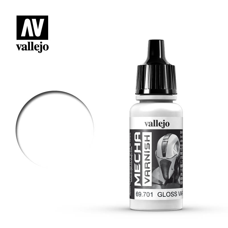 Vallejo Mecha Color Gloss Varnish 17ml Bottle VLJ69701 — exact product reference