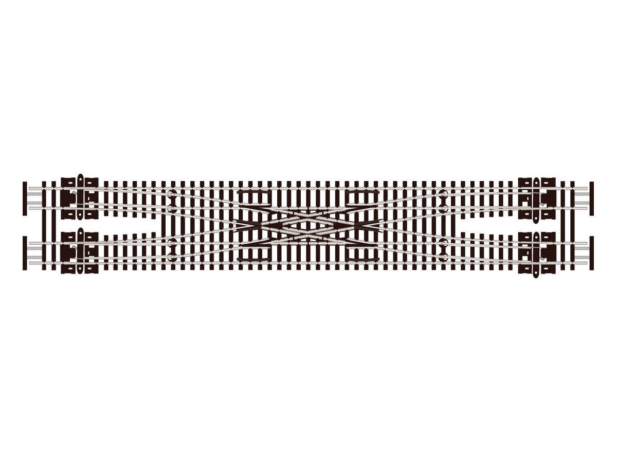 PECO N Scale Code 55 Double Crossover Electrofrog – SL-E383F — exact-part product image