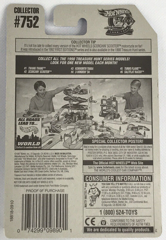 Additional catalog photograph of the 1998 3 Window 34 Ford Treasure Hunt, illustrating a request for more than one listing view