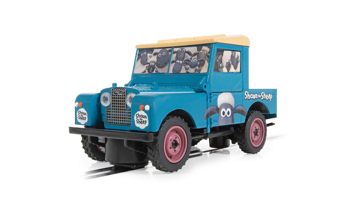 Scalextric C4543 Land Rover Series 1 azul de Shaun the Sheep