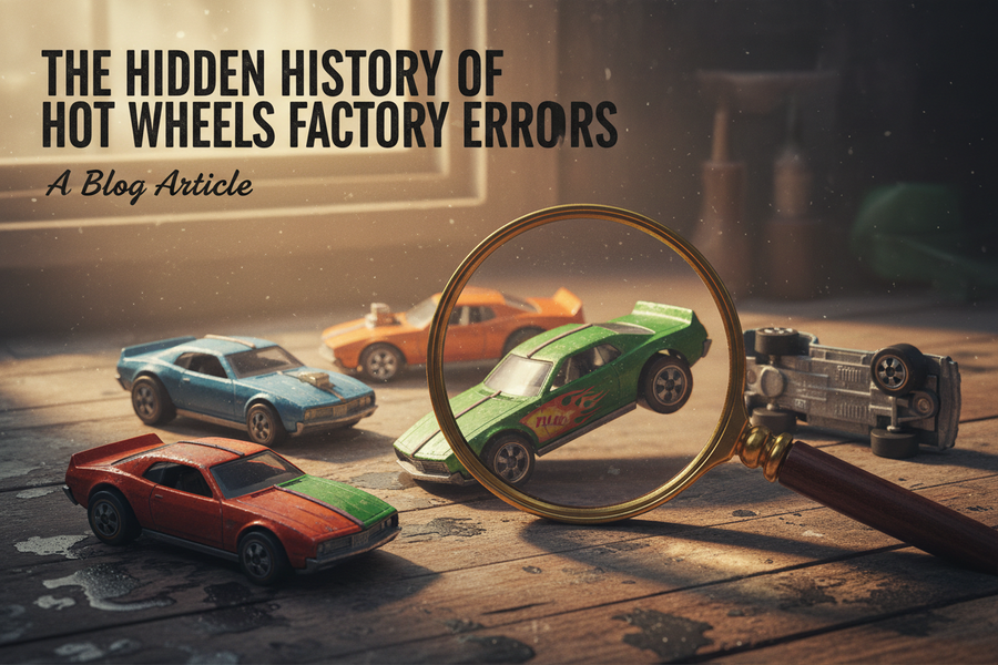 Editorial illustration for evaluating an unusual Hot Wheels configuration