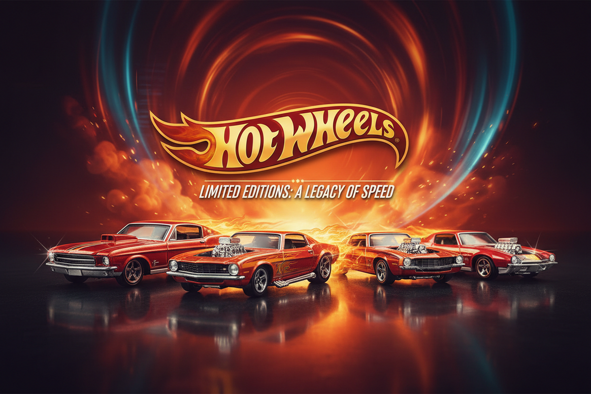 Editorial illustration for reviewing Hot Wheels limited-edition claims