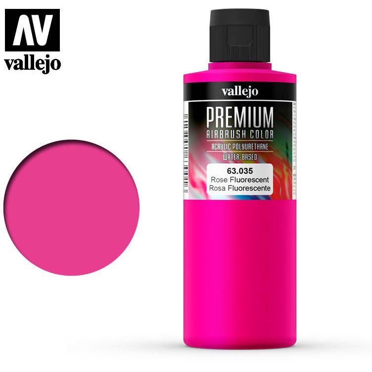 Vallejo Premium Airbrush Color Rose Fluorescent 63.035