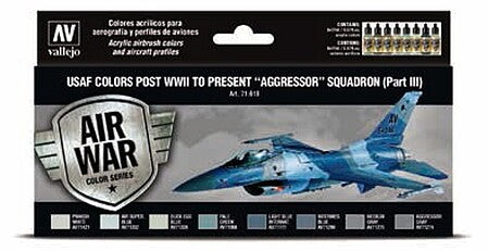 Vallejo Model Air USAF Pre-WWII Paint Set – 71.618